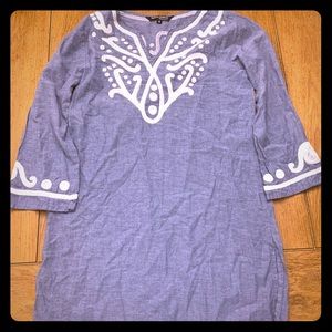 Boutique chambray tunic. Size small